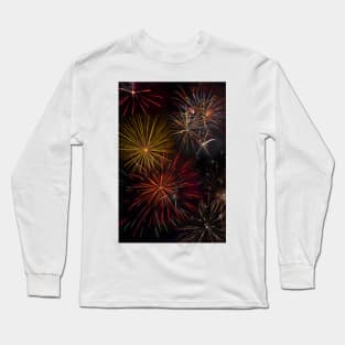 All Night Fireworks Celebration Long Sleeve T-Shirt